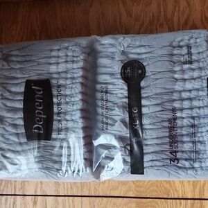 Depend Fresh Protection Men's Briefs - Gray